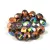 Czech Firepolished Round Glass Bead - Crystal Glittery Bronze - 4mm