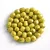 Czech Firepolished Round Glass Bead - pastel green golden shine-4mm