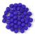 Czech Firepolished Round Glass Bead - Matt Silk Satin Sapphire - 4mm