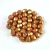 Czech Firepolished Round Glass Bead - Opaque White Pink Bronze Luster - 4mm