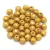 Czech Firepolished Round Glass Bead - Chalk Gold Terracotta - 4mm