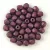Czech Firepolished Round Glass Bead - Matt Lila Vega Luster - 4mm