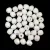 Czech Firepolished Round Glass Bead - Opaque Matt White AB - 4mm