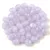 Czech Firepolished Round Glass Bead - Violet Opal - 4mm