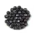 Czech Firepolished Round Glass Bead - Jet Purple Patina - 4mm