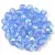 Czech Firepolished Round Glass Bead - Aqua AB - 4mm