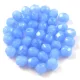 Cseh csiszolt golyó gyöngy - Opal Sapphire - 4mm