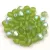 Czech Firepolished Round Glass Bead - Light Olive Matt AB - 4mm