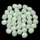 Cseh csiszolt golyó gyöngy - Opal Light Mint Green - 4mm