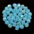 Czech Firepolished Round Glass Bead - Opal Aqua AB - 4mm