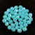 Czech Firepolished Round Glass Bead - Opal Aqua Blend - 4mm