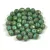 Czech Firepolished Round Glass Bead - Blue Turquoise Travertine - 4mm