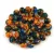 Czech Firepolished Round Glass Bead - Opal Sunflower Capri Blend - 4 mm