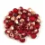 Czech Firepolished Round Glass Bead - Light Siam Apollo - 4mm