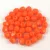 Cseh csiszolt golyó gyöngy - Opaque Tangerine - 4mm