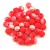 Czech Firepolished Round Glass Bead - Matt Red AB- 4mm