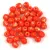 Czech Firepolished Round Glass Bead - Opaque Matt Orange Gold Patina - 4mm