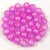 Czech Pressed Round Glass Bead - Crystal Matt Violet Blend - 4mm