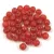 Czech Pressed Round Glass Bead - Crystal Travertin Orange Spotted - 4mm