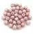 Czech Pressed Round Glass Bead - Alabaster Pink Terracotta - 4mm