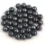 Czech Pressed Round Glass Bead - pastel steel blue -4mm