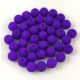 Cseh préselt gyöngy - Silk Satin Purple - 4mm