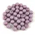Czech Pressed Round Glass Bead - Alabaster Lilac - 4mm