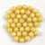 Czech Pressed Round Glass Bead - Milky Beige - 4mm