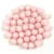 Czech Pressed Round Glass Bead - Milky Light Pink - 4mm