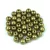 Cseh préselt golyó gyöngy - saturated metallic golden lime - 4mm