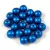 Czech Pressed Round Glass Bead - Saturated Metallic Galaxy Blue - 4mm
