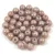 Czech Pressed Round Glass Bead - Light Sapphire Copper Luster - 4mm
