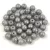 Czech Pressed Round Glass Bead - Light Sapphire Chrome Luster - 4mm