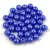 Czech Pressed Round Glass Bead - Cobalt Luster - 4mm