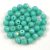 Cseh préselt gyöngy - Turquoise Green AB - 4mm