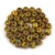 Czech Pressed Round Glass Bead - Opaque Yellow Travertin - 4mm
