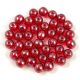 Czech Pressed Round Glass Bead - Siam Luster - 4mm