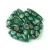 Dagger - Czech Glass Bead - Emerald Matt Peacock - 5x16mm