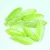Dagger - Czech Glass Bead - alabaster lime blend -5x16mm