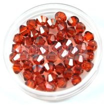 Swarovski bicone 3mm - Crystal Red Magma