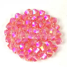 Swarovski bicone 3mm - Rose Peach Shimmer 2x