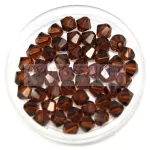 Swarovski bicone 6mm - smoked topaz
