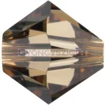 Swarovski bicone 6mm - smoked topaz