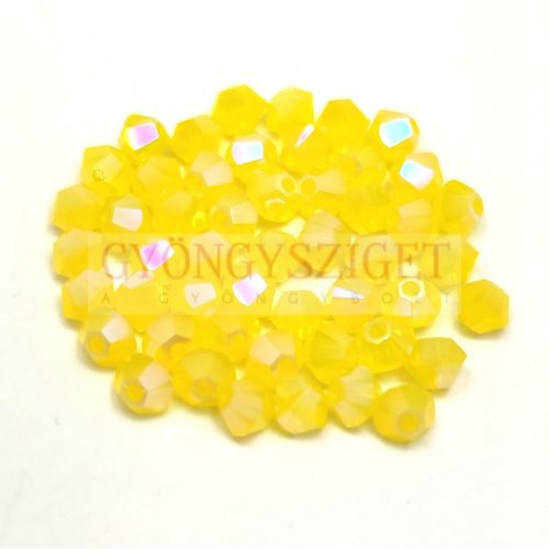 Swarovski bicone 3mm - Yellow Opal Shimmer 2x