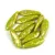 Dagger - Czech Glass Bead - Green Pea Gold Patina - 5x16mm