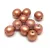 Cseh préselt golyó gyöngy - Matt Metallic Copper - 6mm