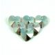 Swarovski fűzhető szív 10.3x10.0 mm - black diamond shimmer