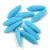 Dagger - Czech Glass Bead - Turquoise Blue Matt - 5x16mm