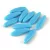 Dagger - Czech Glass Bead - Turquoise Blue - 5x16mm