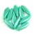 Dagger - Czech Glass Bead - Turquoise Green Luster - 5x16mm